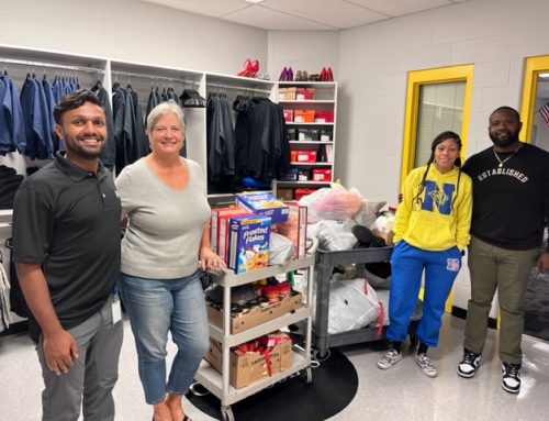 DHC Donates Clothes and Food to Newburg Middle School