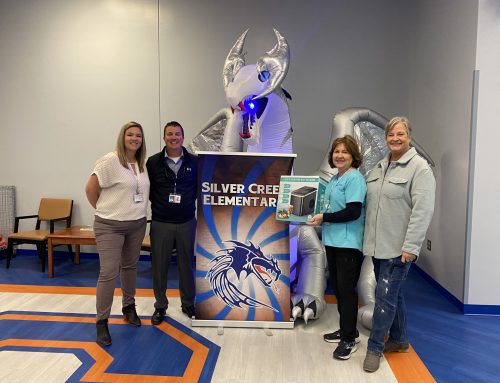 DHC Delivered Wishlist Items to Silver Creek Elementary