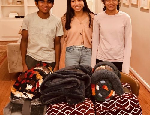 Blankets Delivered to St. John Center on Dec 9