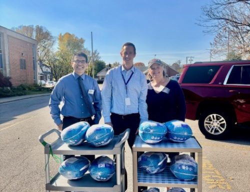 Turkeys Delivered to Camp Taylor Elementary