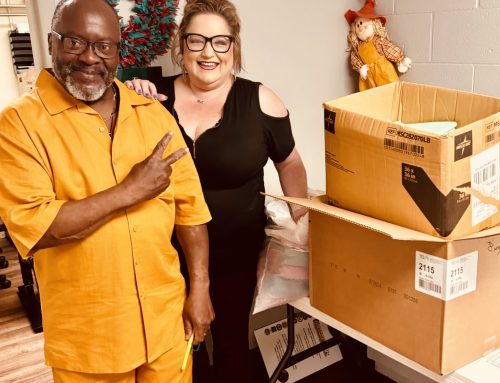 DHC Visits Blanton House to Deliver Hygiene Supplies