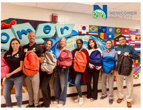 School Supplies delivered to Newcomer Academy of JCPS